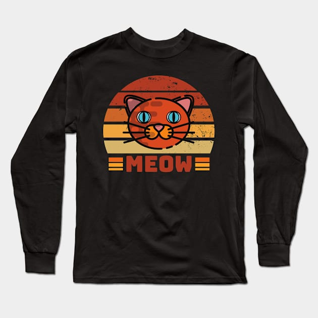 Meow Long Sleeve T-Shirt by Adisa_store